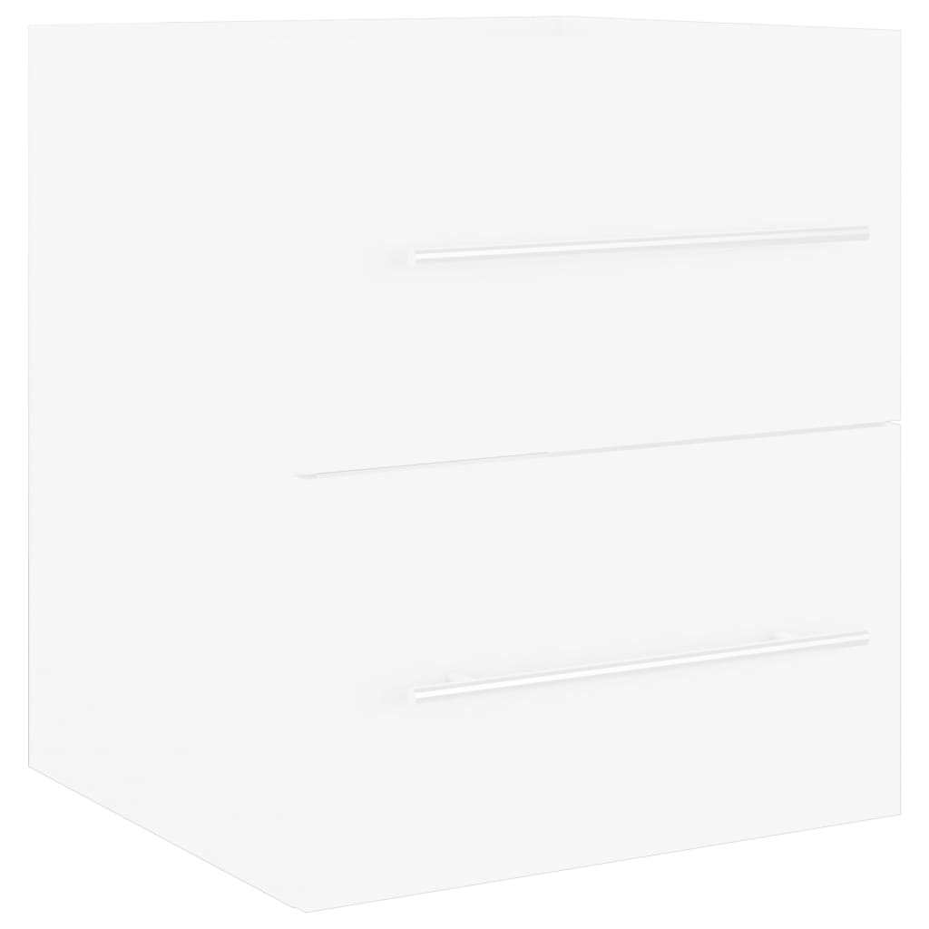 Washbasin Cabinet White 41x38.5x48 cm Wood Material