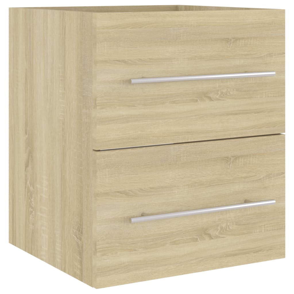 Washbasin base cabinet Sonoma oak 41x38.5x48cm wood material