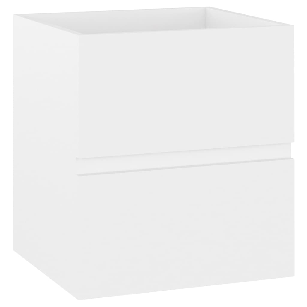 Washbasin Cabinet White 41x38.5x45 cm Wood Material