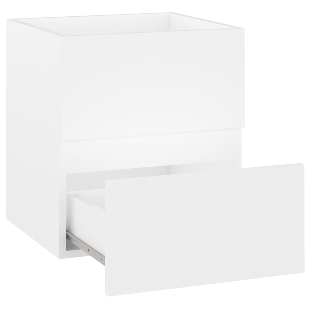 Washbasin Cabinet White 41x38.5x45 cm Wood Material