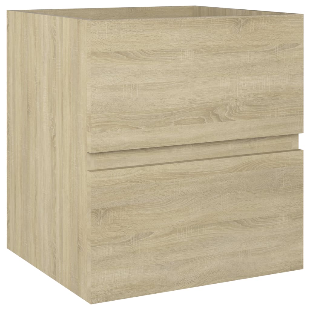 Washbasin base cabinet Sonoma oak 41x38.5x45cm wood material