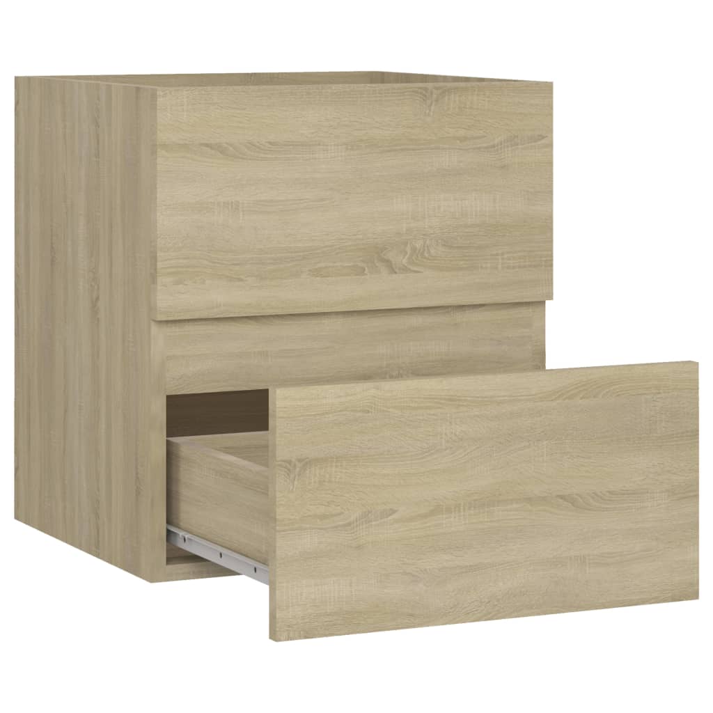 Washbasin base cabinet Sonoma oak 41x38.5x45cm wood material