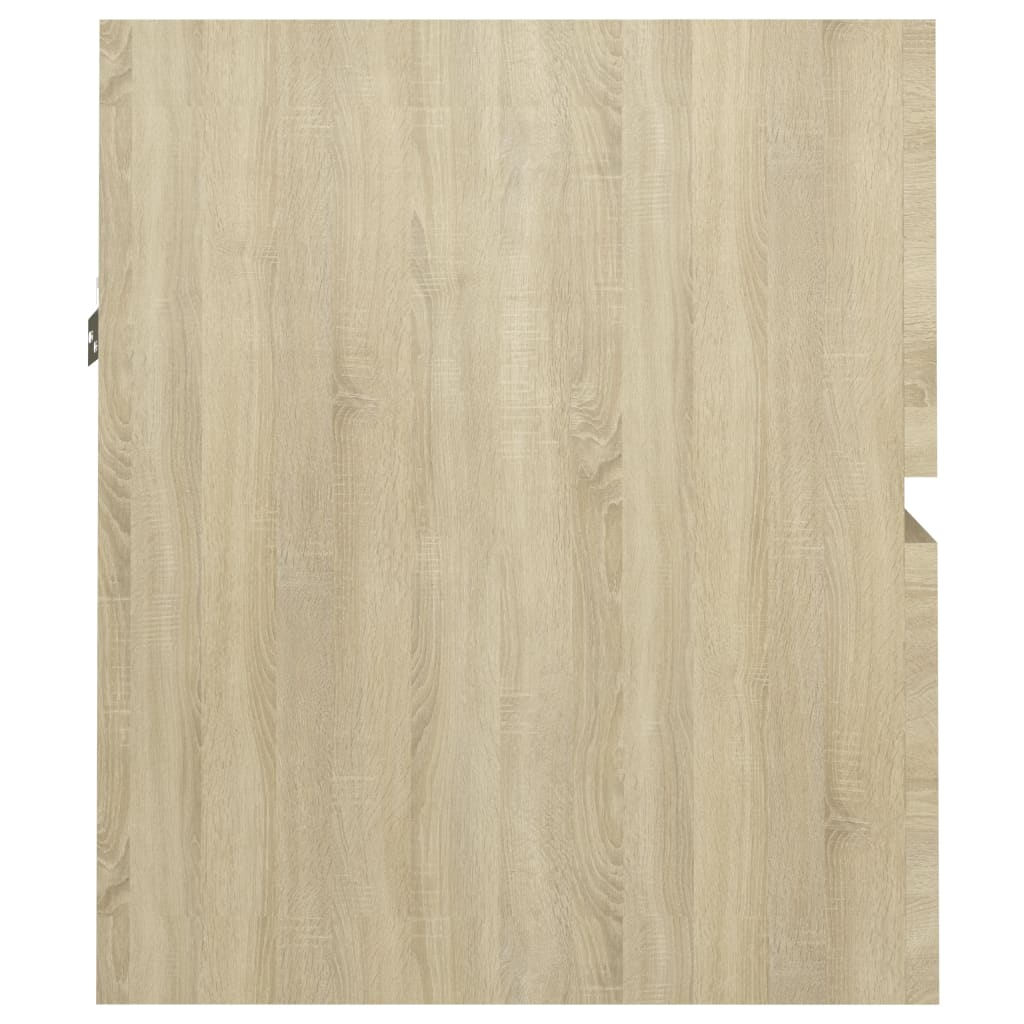 Waschbeckenunterschrank Sonoma-Eiche 41x38,5x45cm Holzwerkstoff