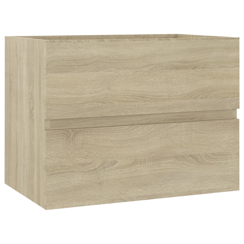 Washbasin base cabinet Sonoma oak 60x38.5x45cm wood material