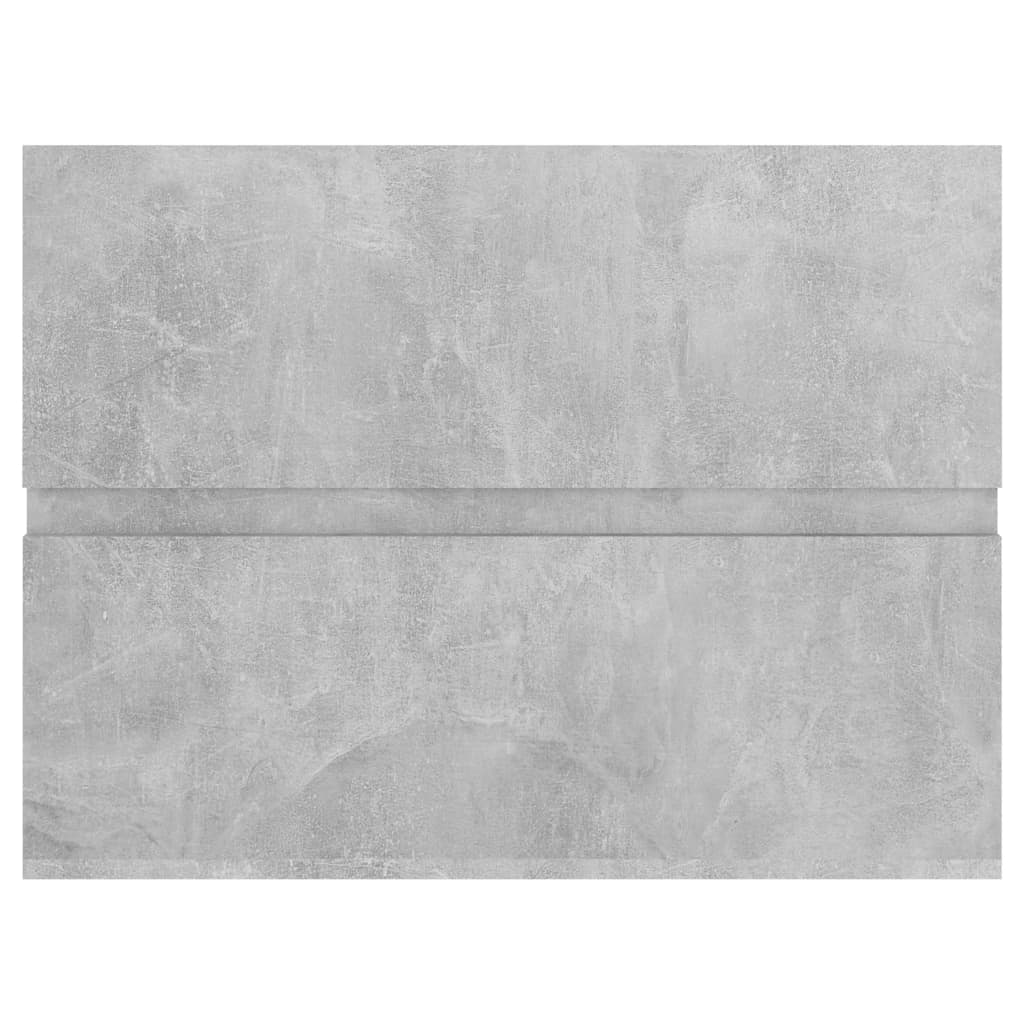 Washbasin base cabinet concrete grey 60x38.5x45 cm wood material