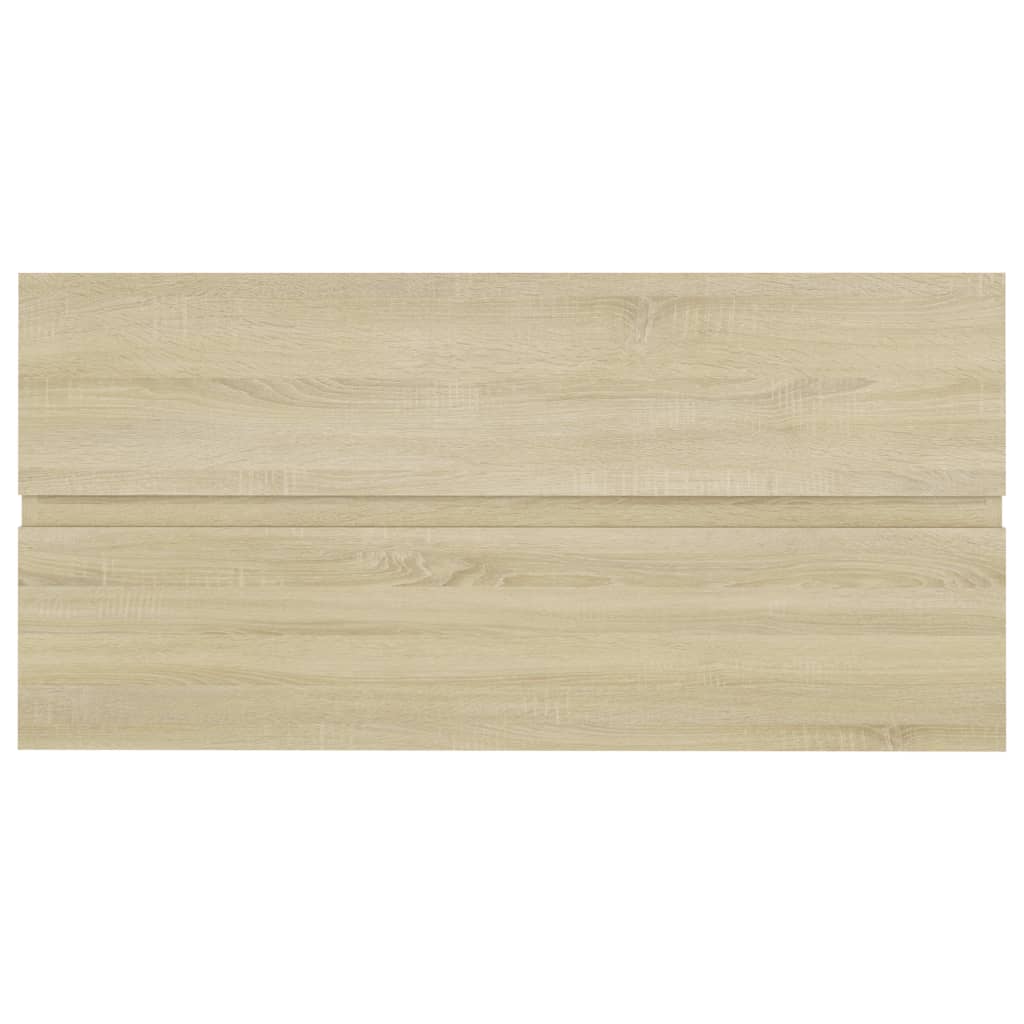 Waschbeckenunterschrank Sonoma-Eiche 90x38,5x45cm Holzwerkstoff