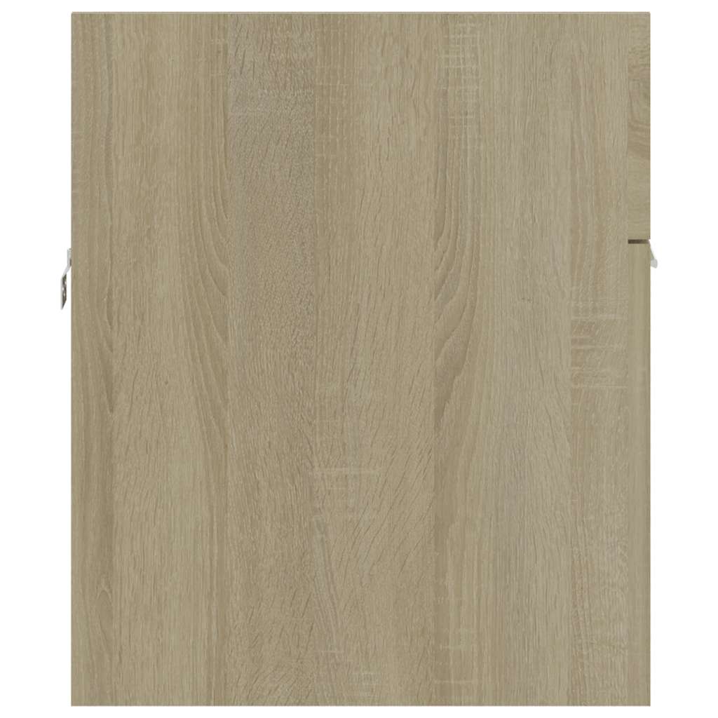 2-piece bathroom furniture set Sonoma oak wood material