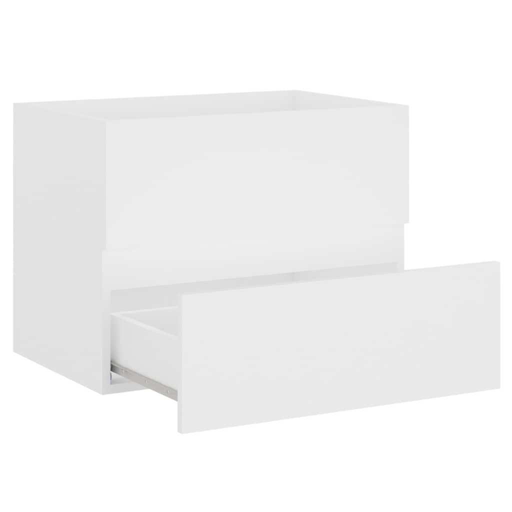 2-piece bathroom furniture set white wood material