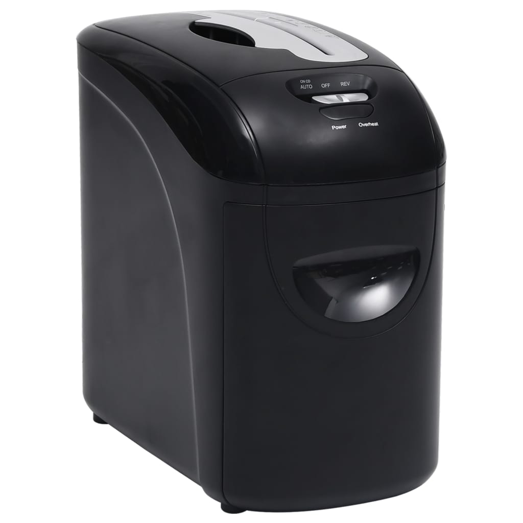 Paper Shredder 10 Sheet Microcut Black