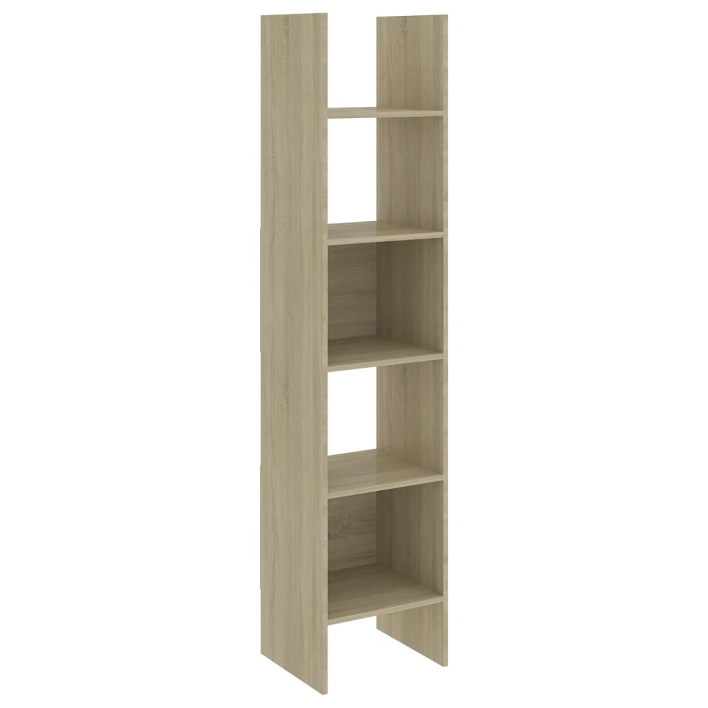 Bookshelf Sonoma Oak 40x35x180 cm Wood Material