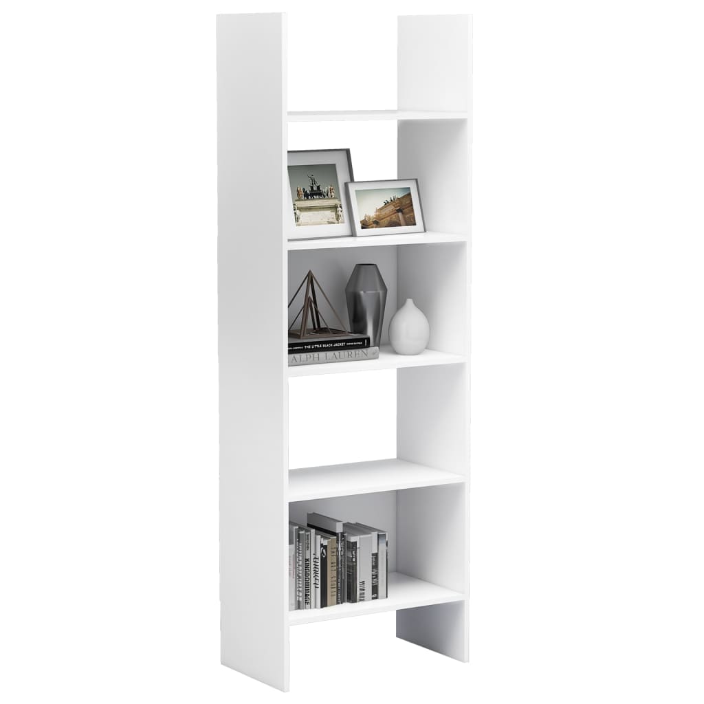 Bookshelf White 60x35x180 cm Wood Material