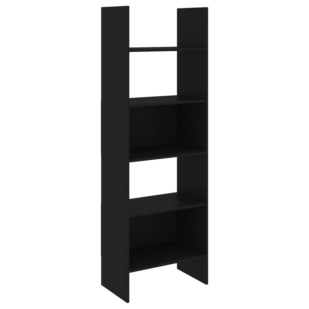 Bookshelf Black 60x35x180 cm Wood Material