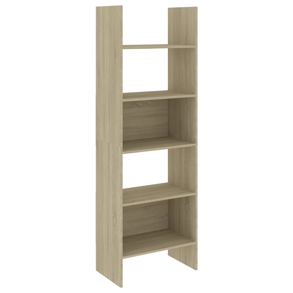 Bookshelf Sonoma Oak 60x35x180 cm Wood Material