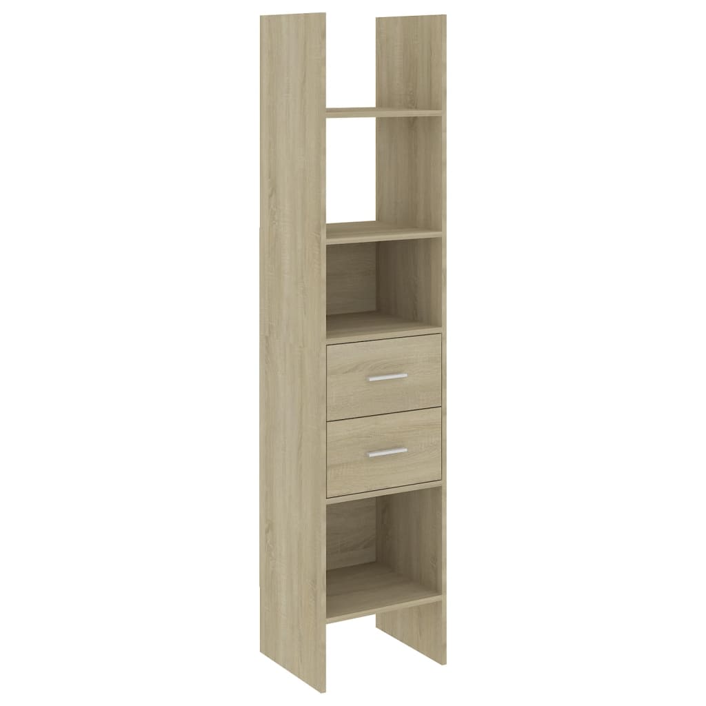 Bookshelf Sonoma Oak 40x35x180 cm Wood Material