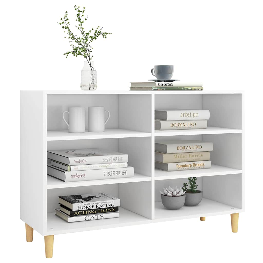 Sideboard White 103.5x35x70 cm Wood Material