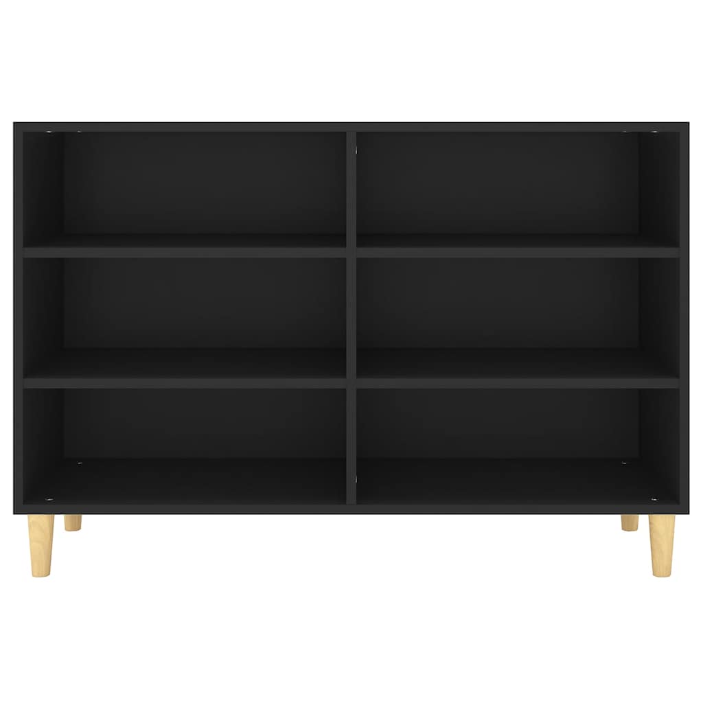 Sideboard Schwarz 103,5x35x70 cm Holzwerkstoff