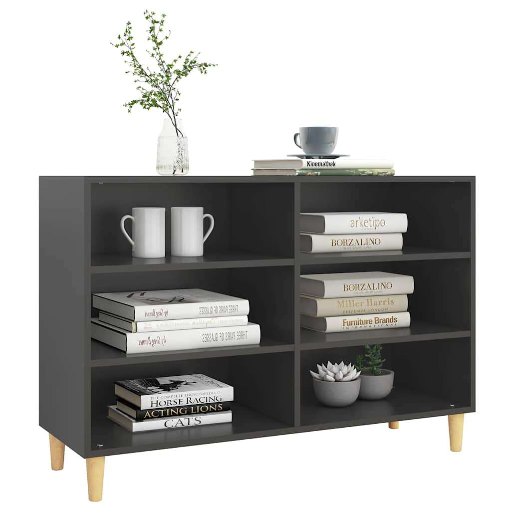 Sideboard Grey 103.5x35x70 cm Wood Material