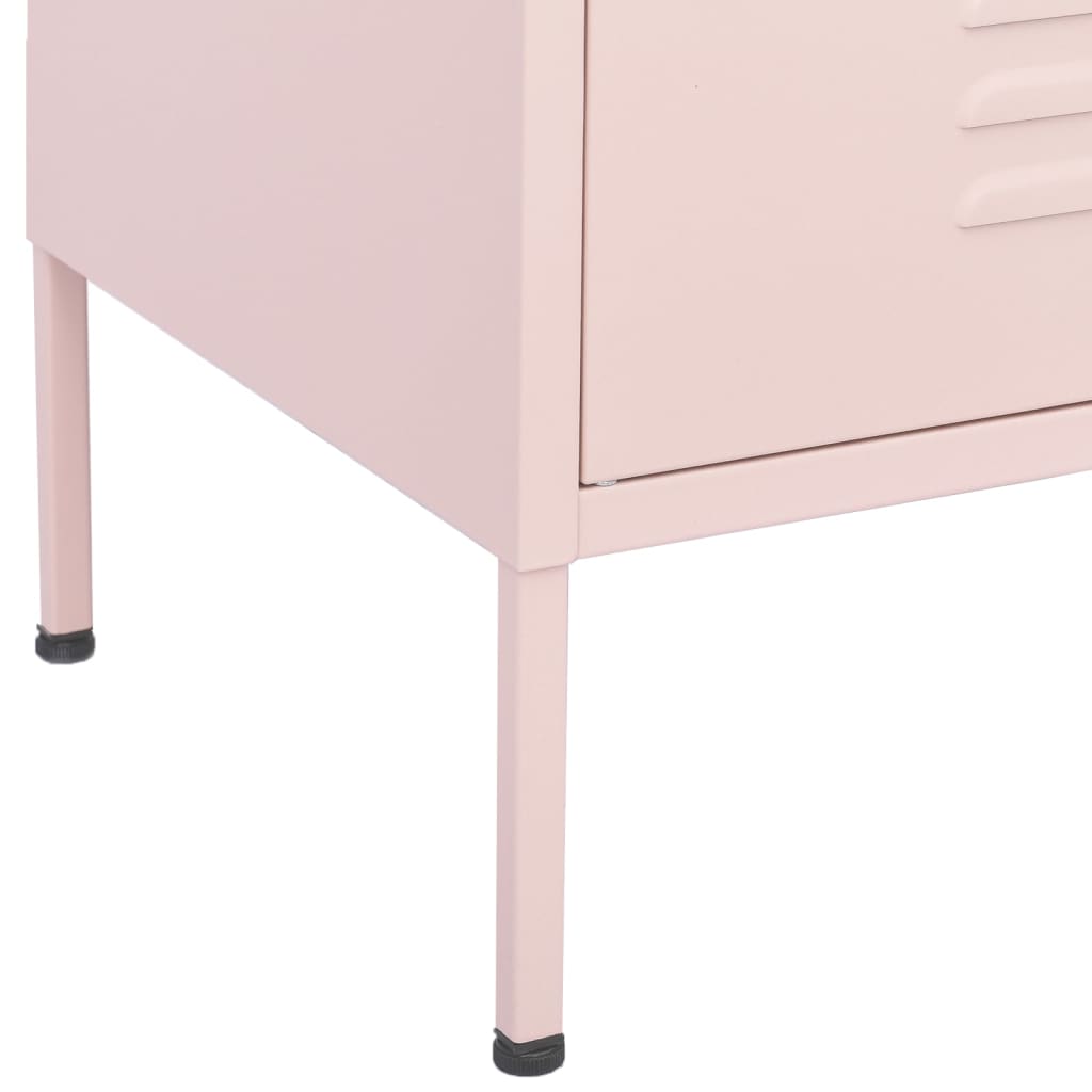 Lagerschrank Rosa 80x35x101,5 cm Stahl