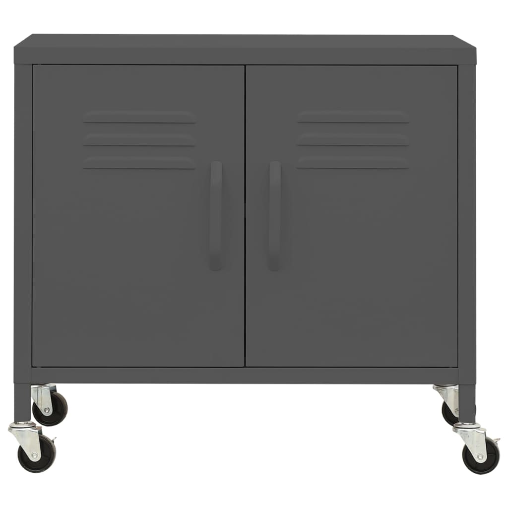 Lagerschrank Anthrazit 60x35x56 cm Stahl