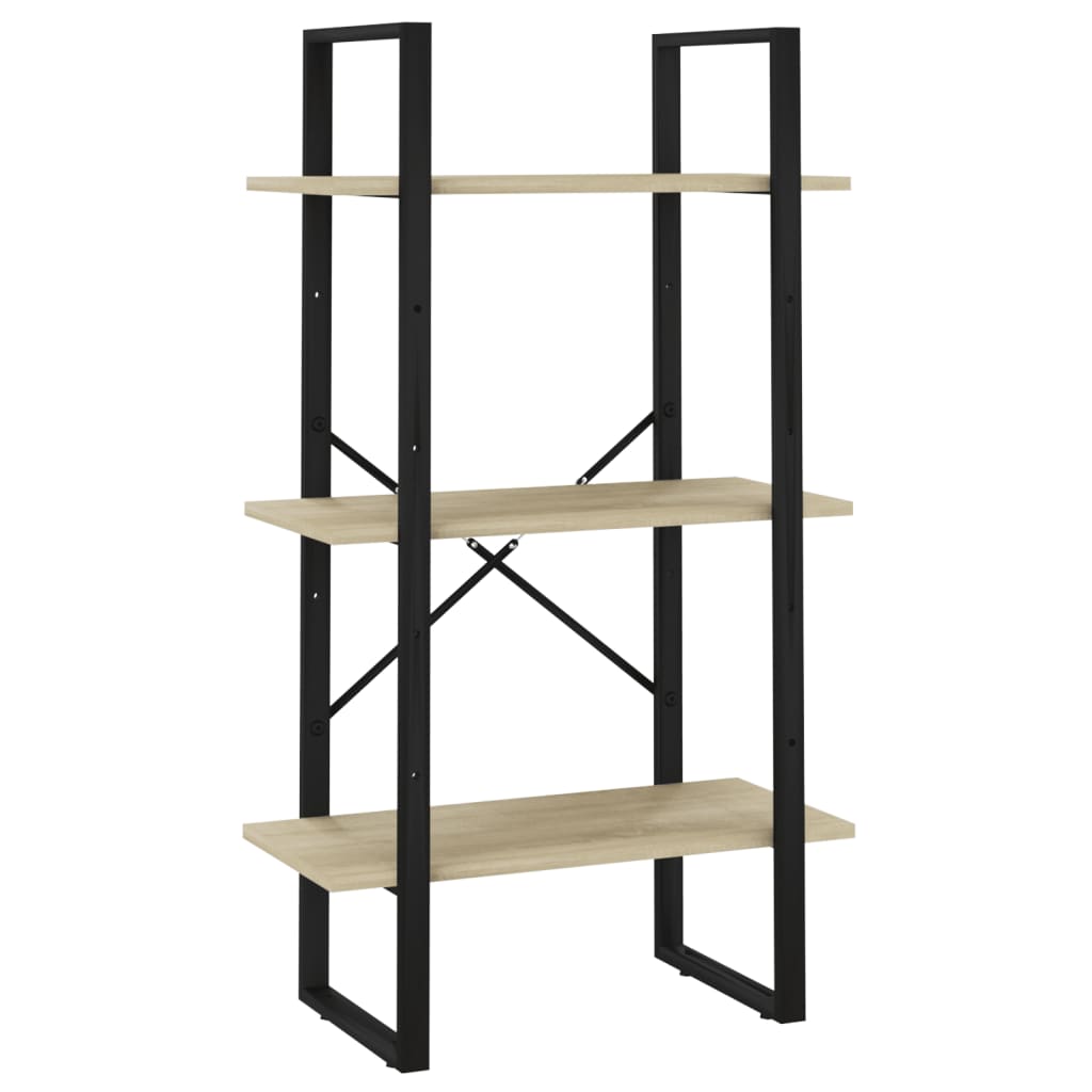 Storage shelf Sonoma oak 60x30x105 cm wood material