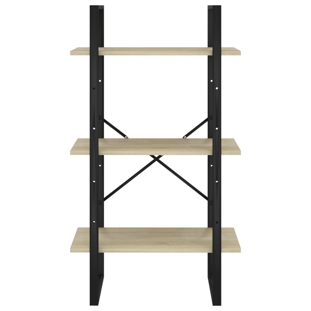 Storage shelf Sonoma oak 60x30x105 cm wood material