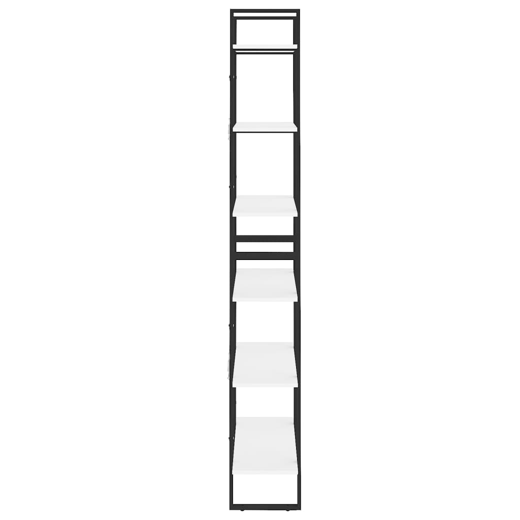 Hochschrank Weiß 80x30x210 cm Holzwerkstoff