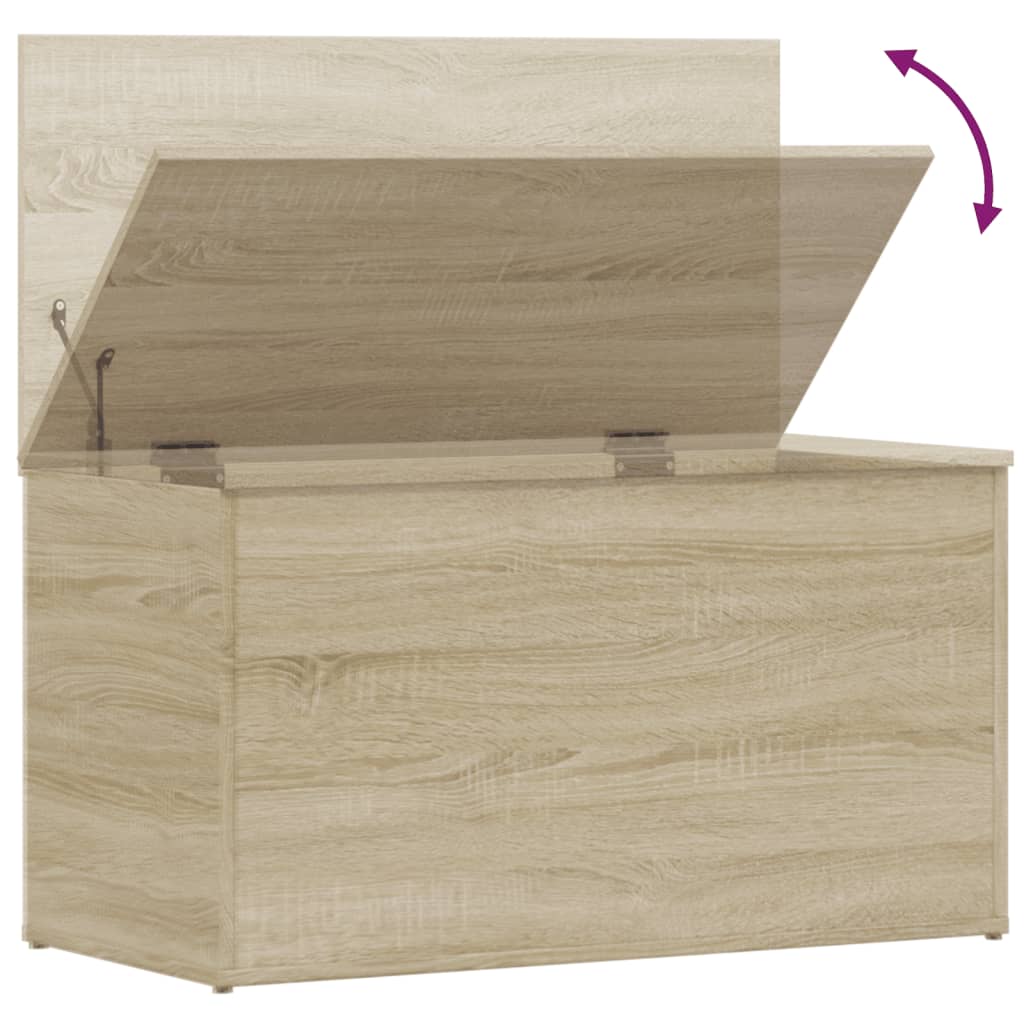 Storage Chest Sonoma Oak 84x42x46 cm Wood Material