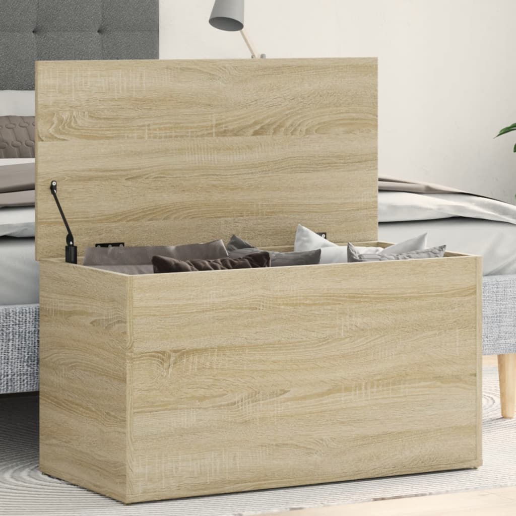 Storage Chest Sonoma Oak 84x42x46 cm Wood Material