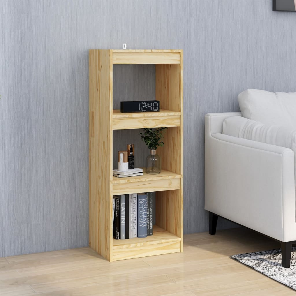 Bookshelf/room divider 40x30x103.5 cm solid pine wood