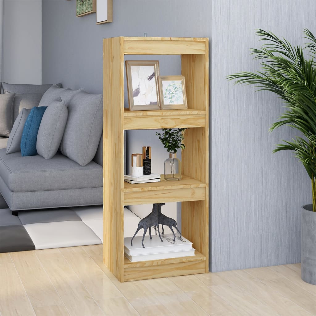 Bookshelf/room divider 40x30x103.5 cm solid pine wood