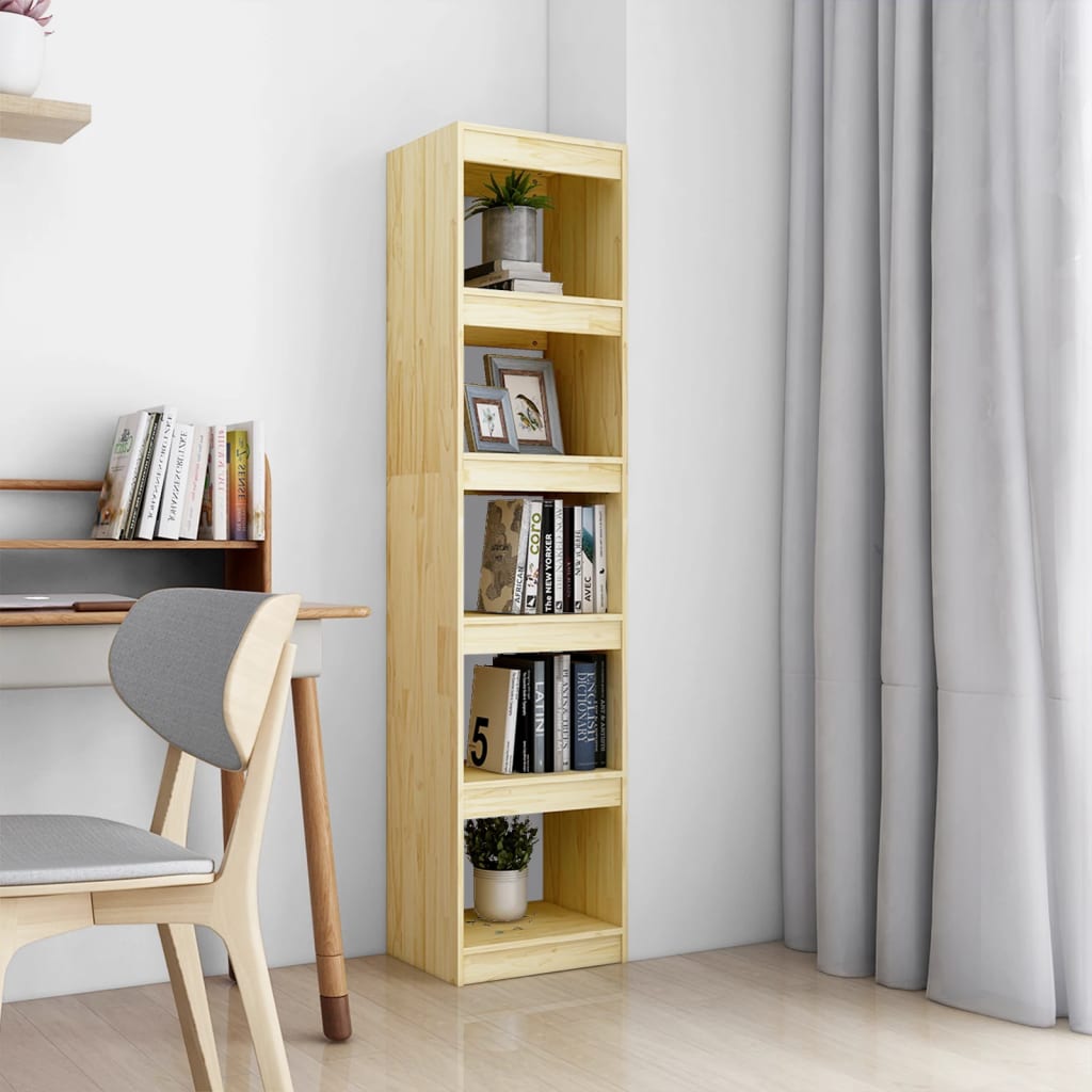 Bookshelf/room divider 40x30x167.5 cm solid pine wood