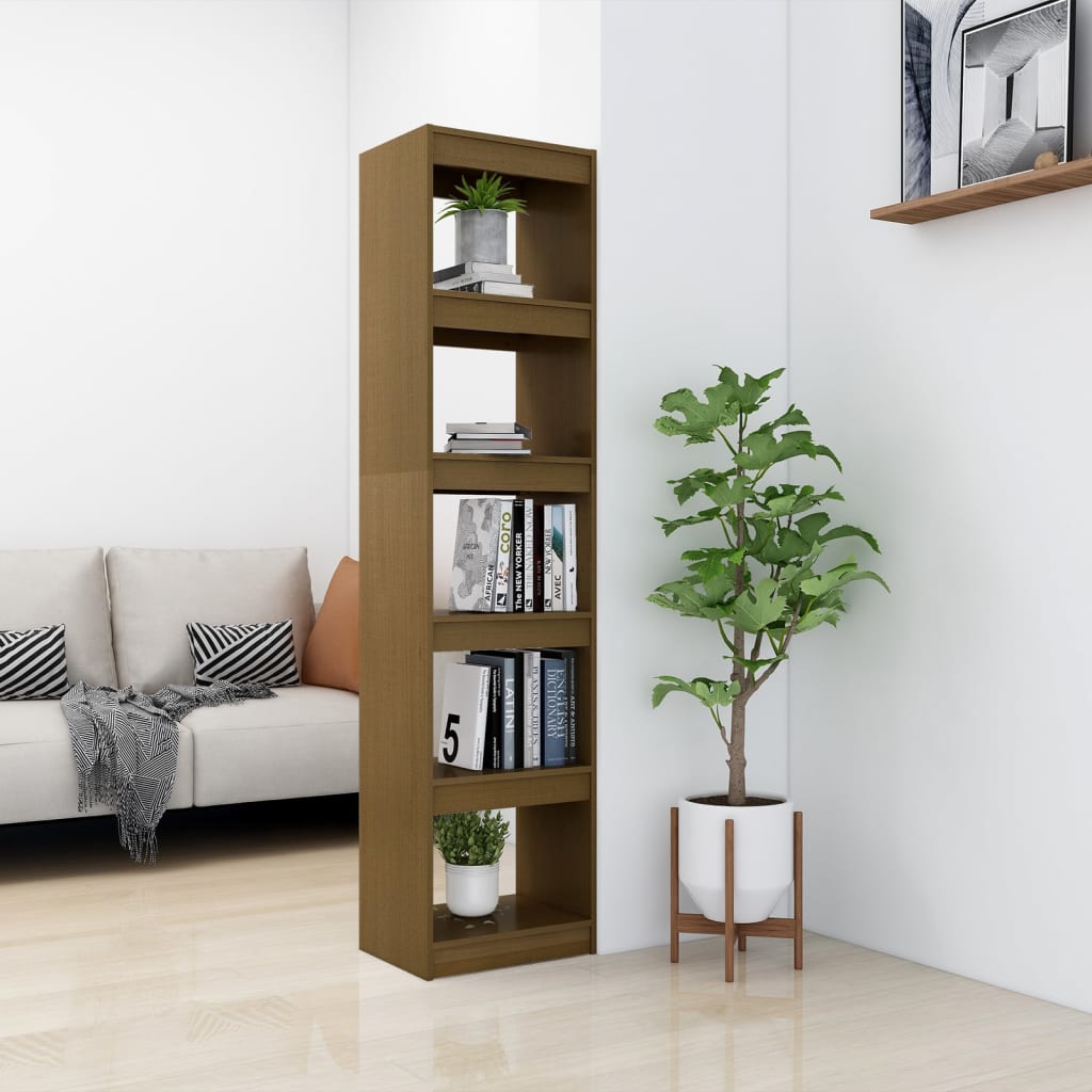 Bookshelf/room divider 40x30x167.5 cm solid pine wood