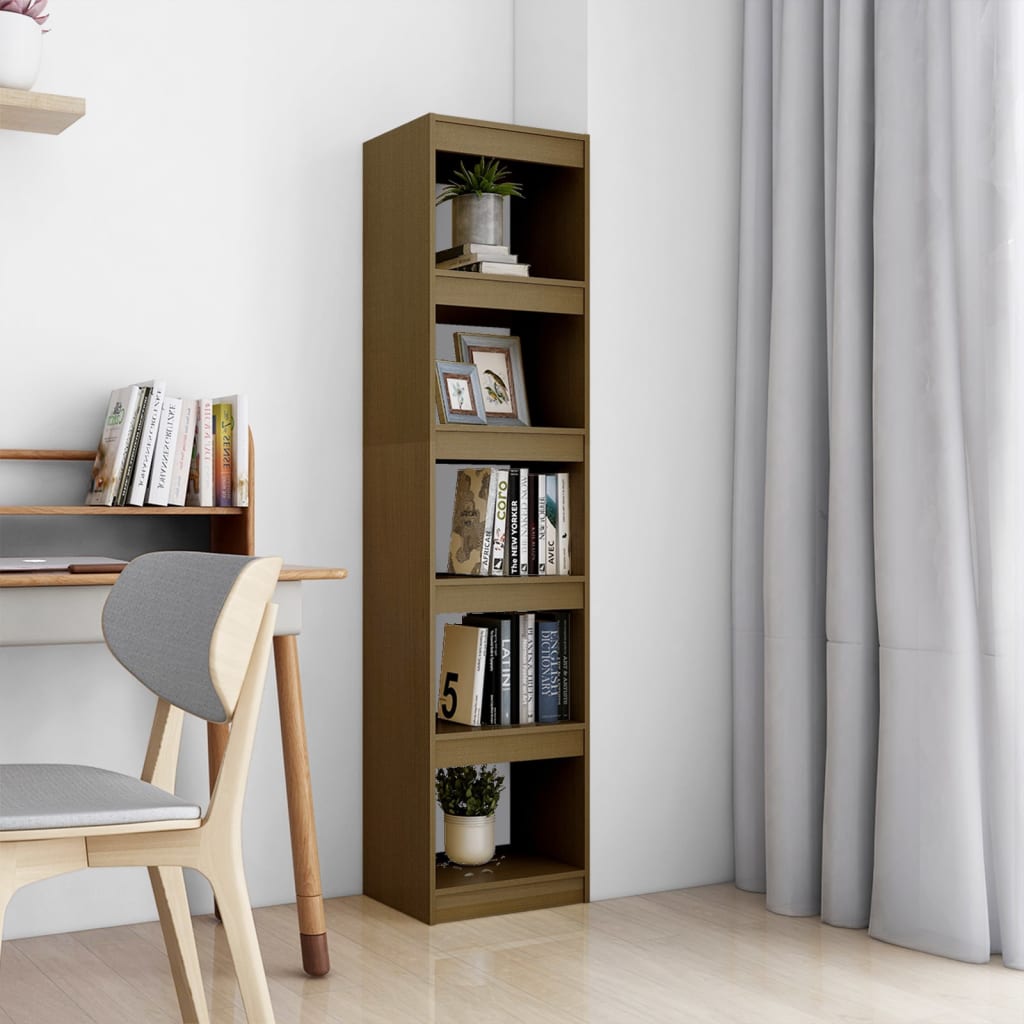 Bookshelf/room divider 40x30x167.5 cm solid pine wood