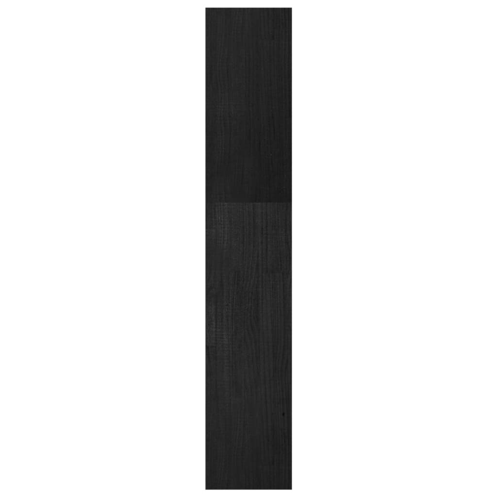 Bookshelf/Room Divider Black 40x30x167.5 cm Solid Pine