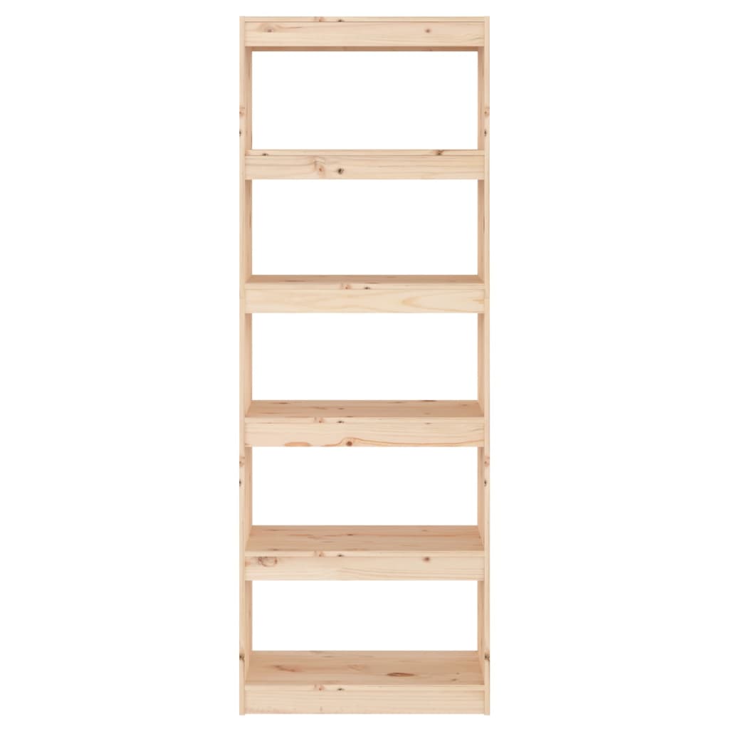 Bookshelf/room divider 60x30x167.5 cm solid pine wood