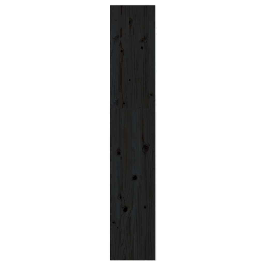 Bookshelf/Room Divider Black 60x30x167.5 cm Solid Pine