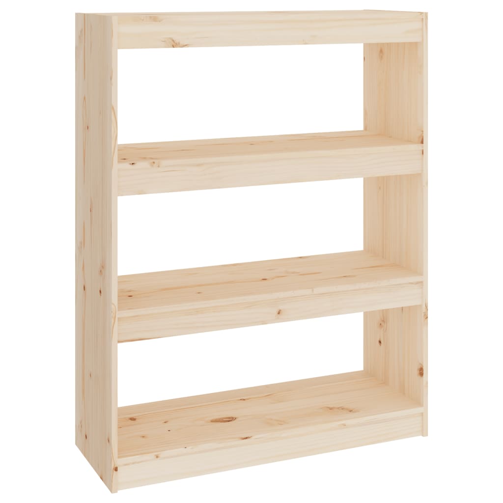 Bookshelf/room divider 80x30x103.5 cm solid pine wood