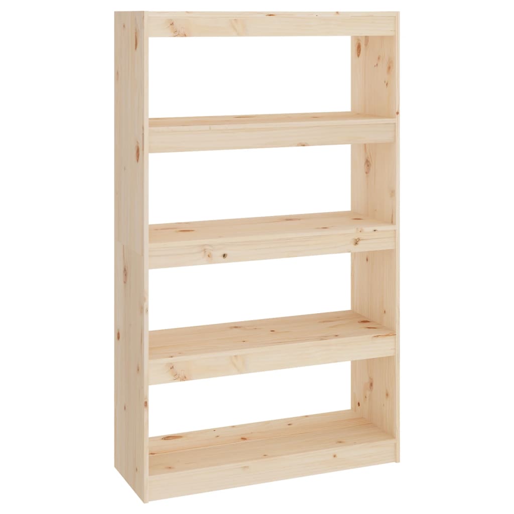 Bookshelf/room divider 80x30x135.5 cm solid pine wood