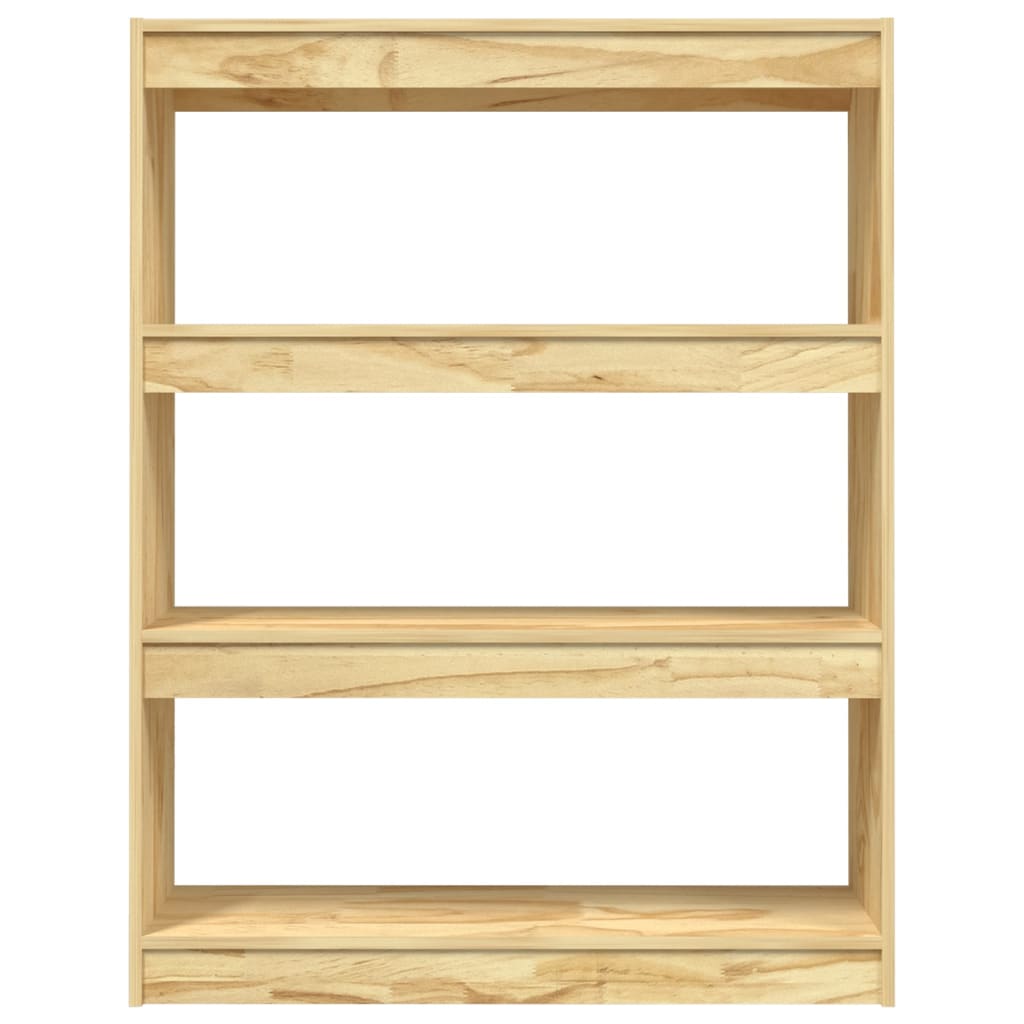 Bookshelf/Room Divider 100x30x103 cm Solid Pine Wood