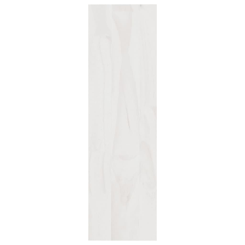 Bookshelf/Room Divider White 100x30x103 cm Solid Pine Wood