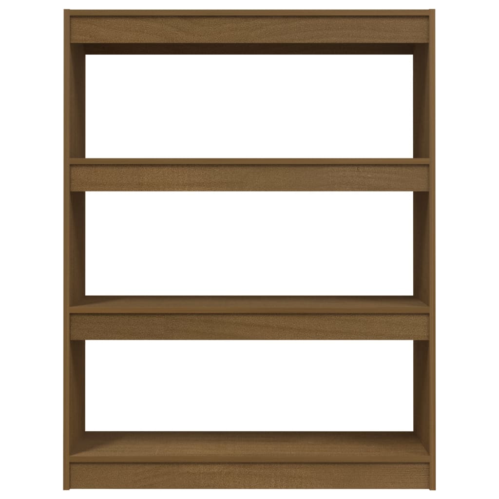 Bookshelf/Room Divider Honey Brown 100x30x103 Solid Pine