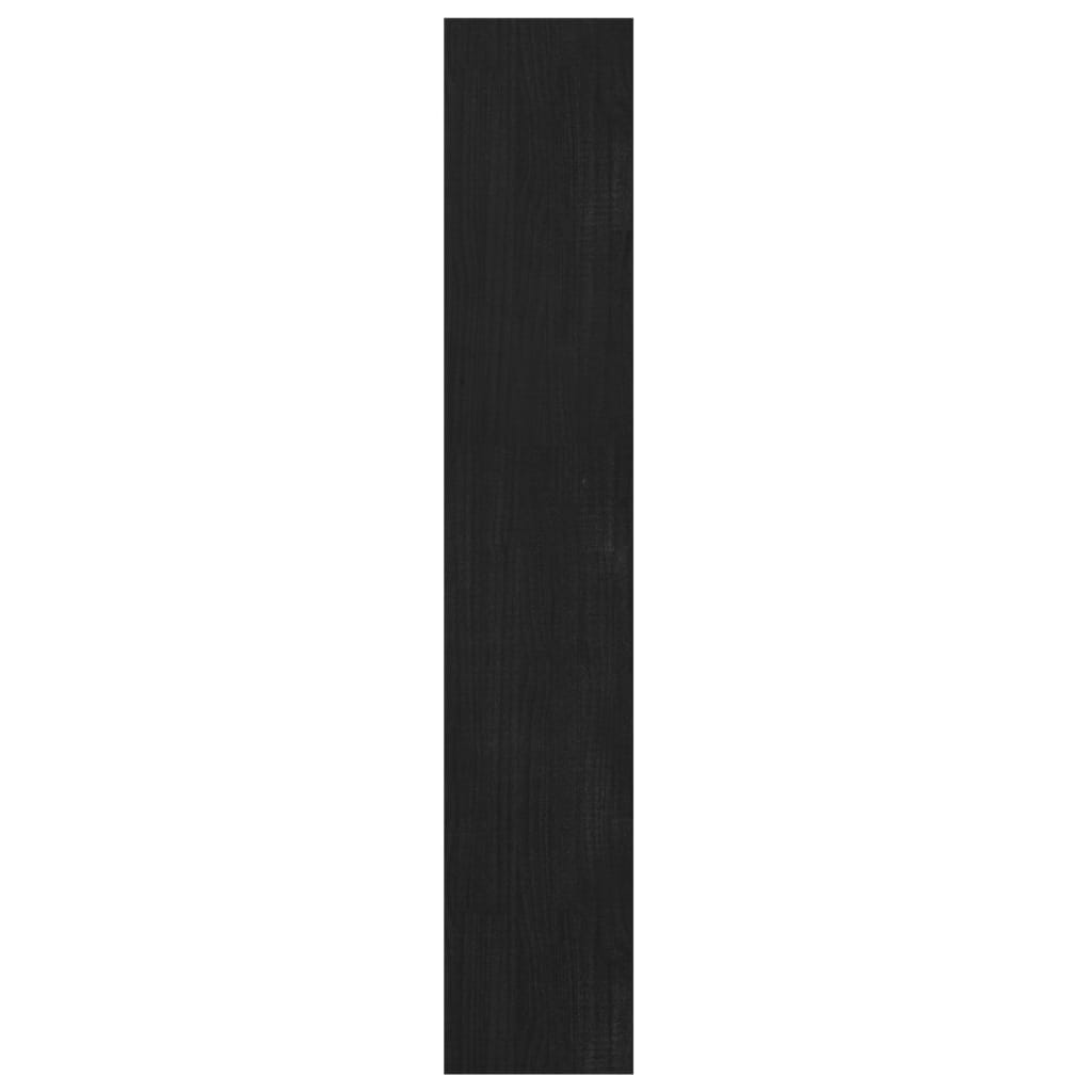 Bookshelf/Room Divider Black 100x30x167.5cm Solid Pine