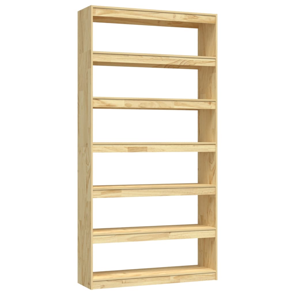 Bookshelf/Room Divider 100x30x200 cm Solid Pine Wood