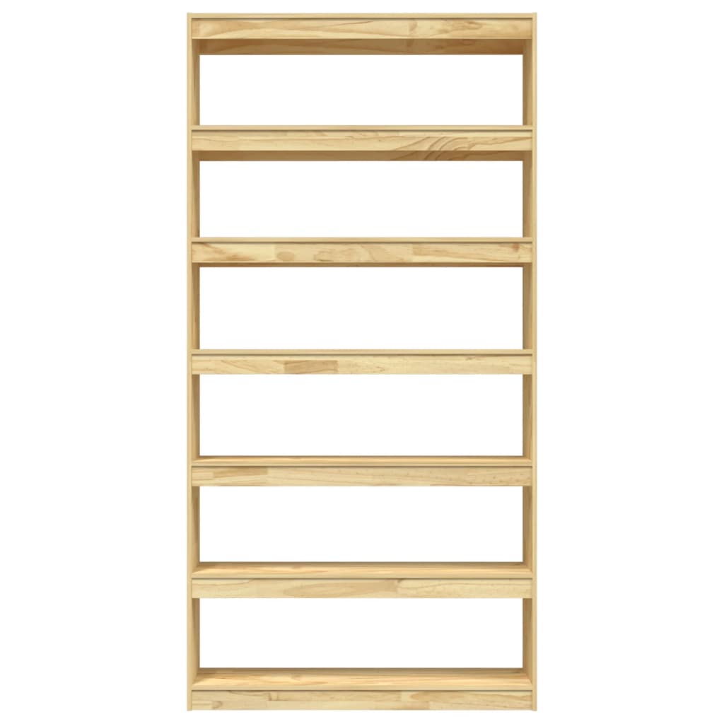 Bookshelf/Room Divider 100x30x200 cm Solid Pine Wood