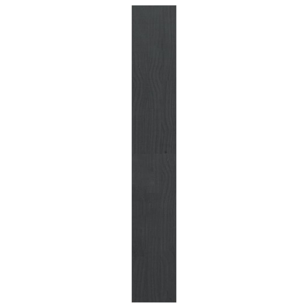 Bookshelf/Room Divider Grey 100x30x200 cm Solid Pine