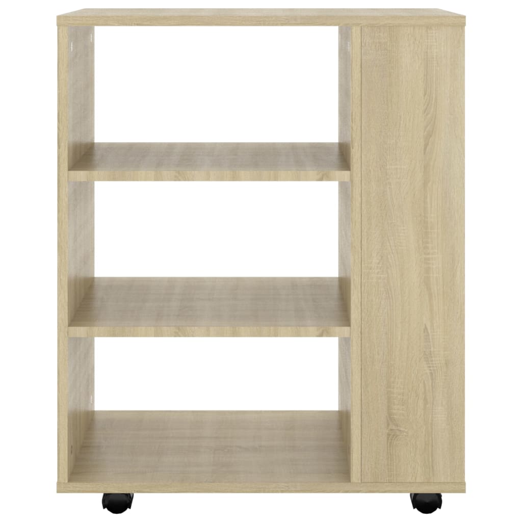 Rollschrank Sonoma-Eiche 60x35x75 cm Holzwerkstoff