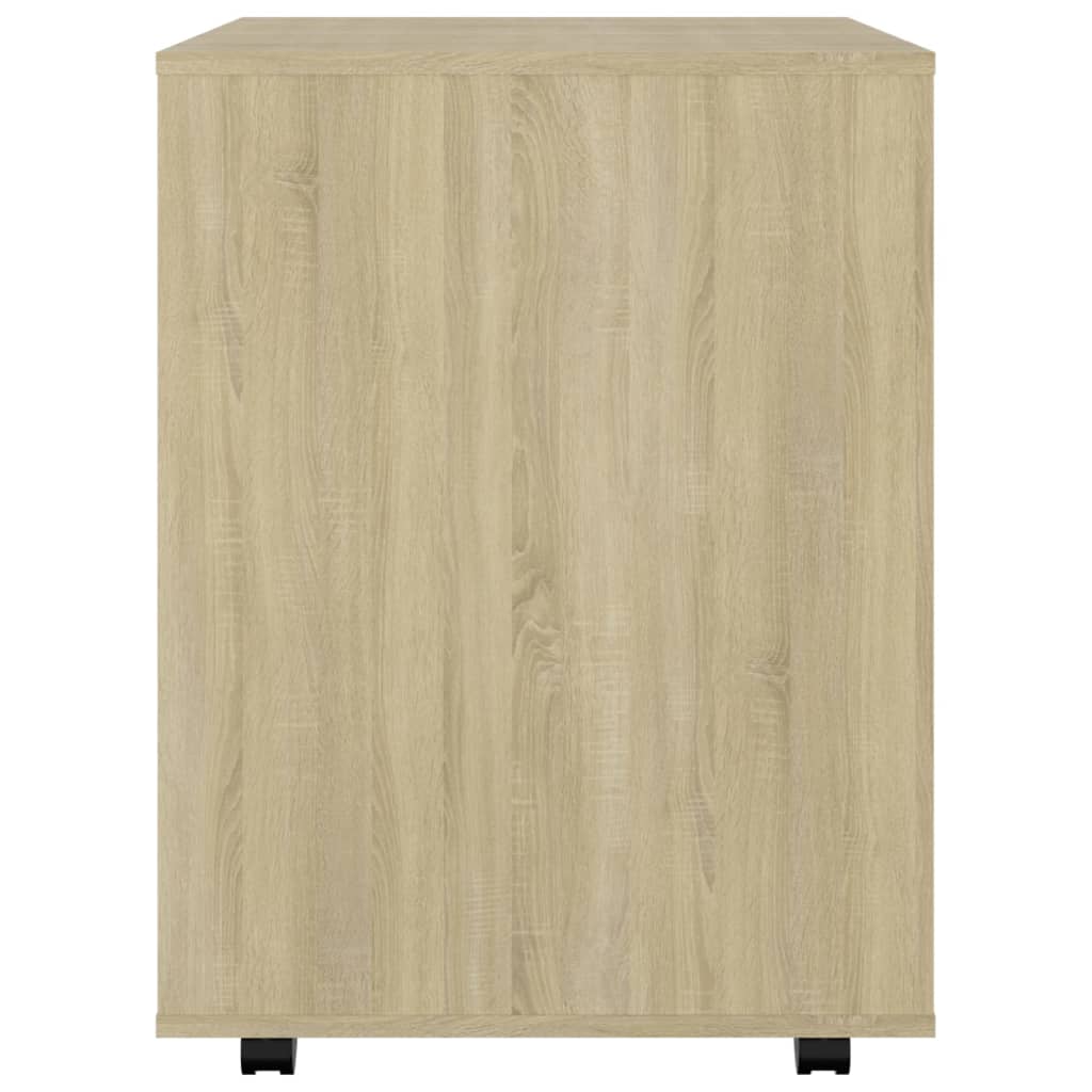 Rollschrank Sonoma-Eiche 60x53x72 cm Holzwerkstoff