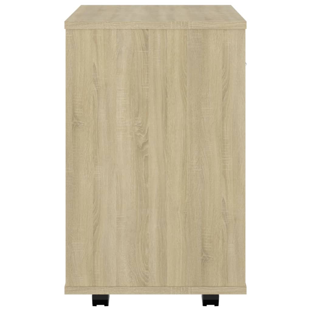 Rollschrank Sonoma-Eiche 46x36x59 cm Holzwerkstoff