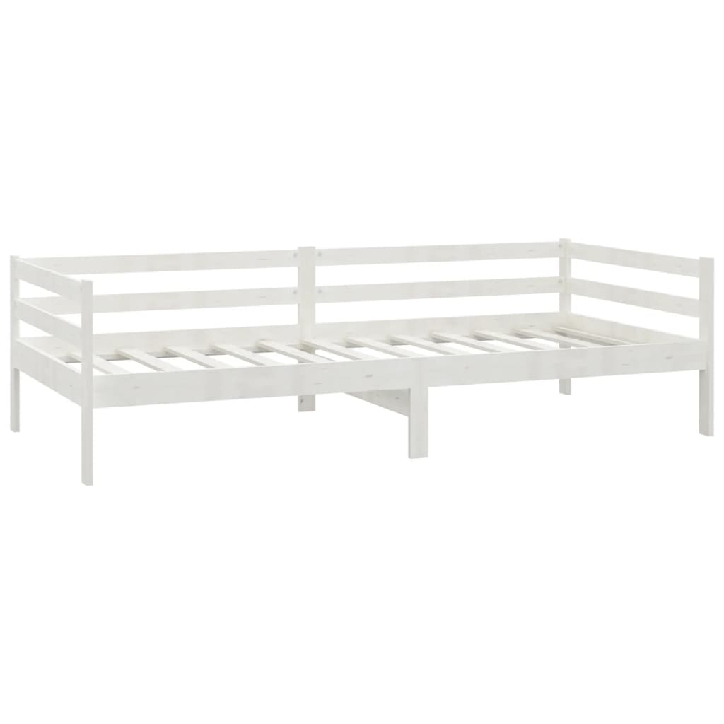 Daybed White Solid Pine 90x200 cm