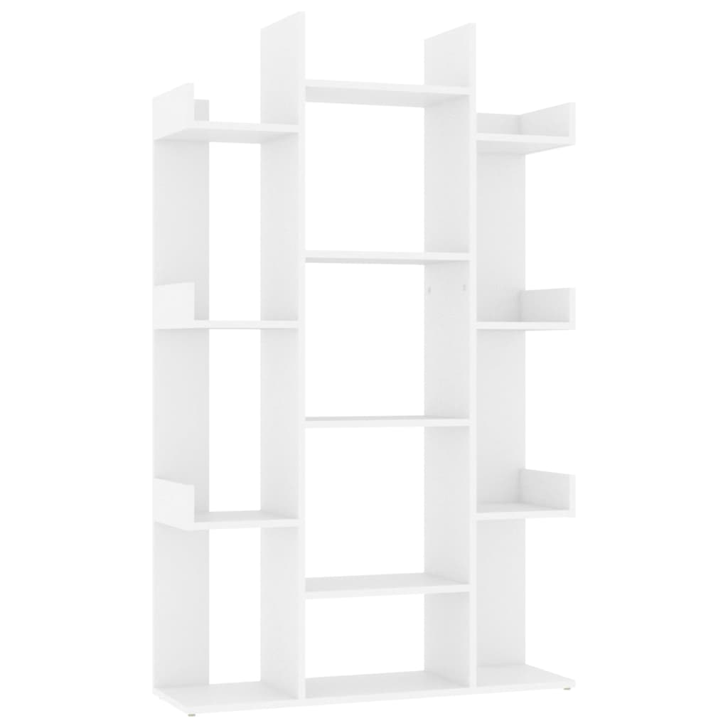 Bookshelf White 86x25.5x140 cm Wood Material